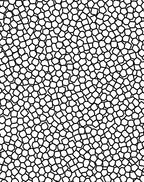 Abstract Irregular Geometric Network Pattern Rug