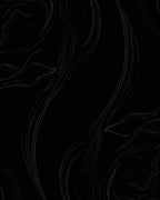 Elegant Black Swirl Art Design Rug