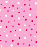 Pink Polka Dot Pattern Design Rug