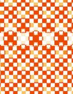 Checkerboard Geometric Pattern Rug