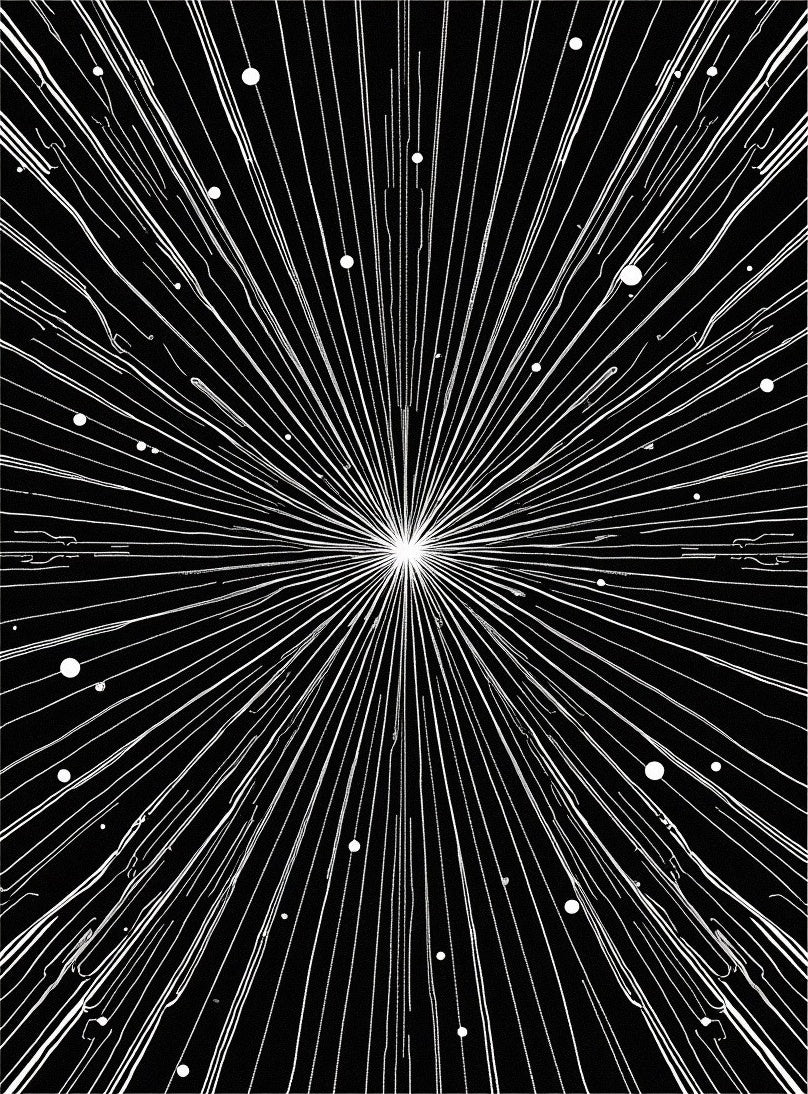 Retro Starburst Graphic Pattern Rug