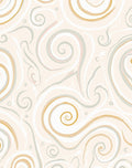 Soft Swirls And Circles Pattern Rug