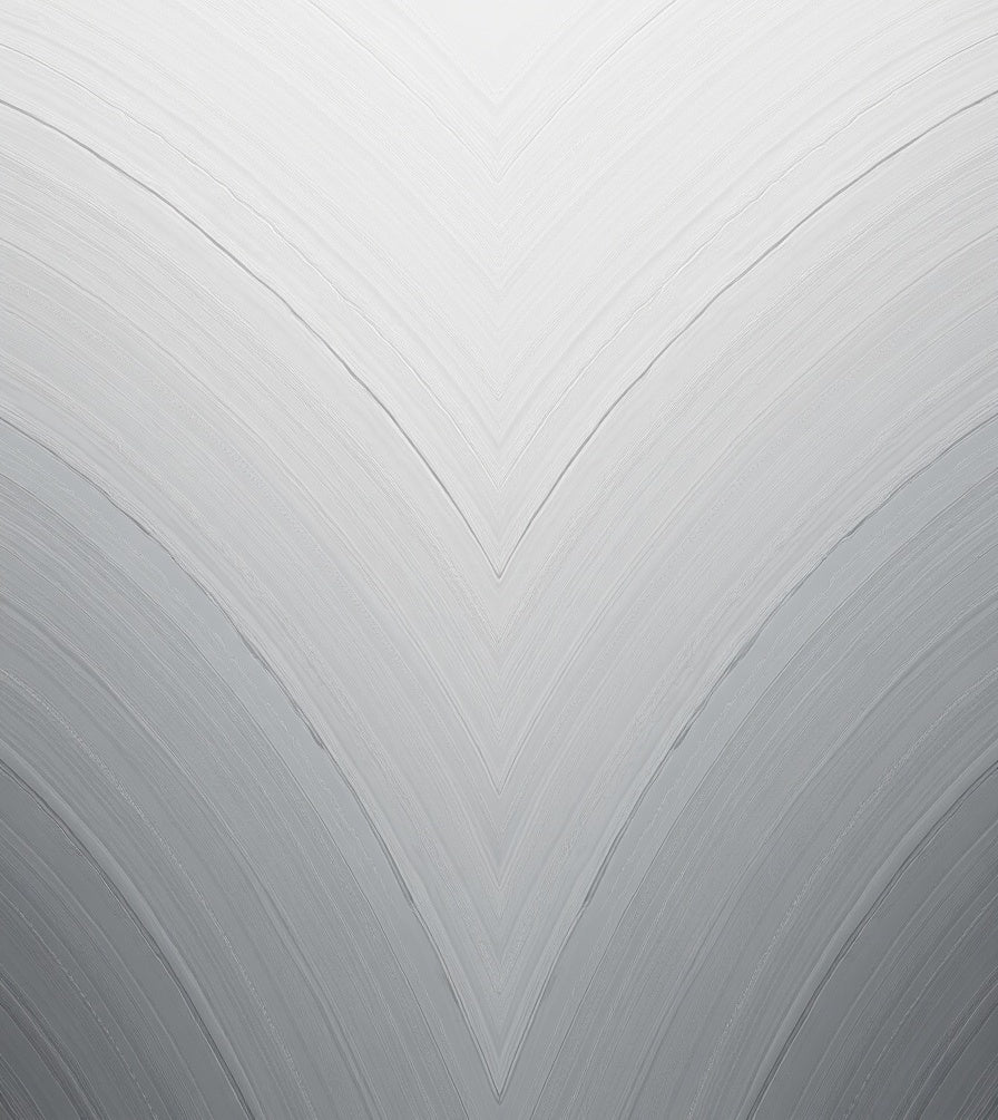 Subtle Gray Arc Pattern Rug