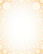 Subtle Warm Cream Bubble Pattern Rug
