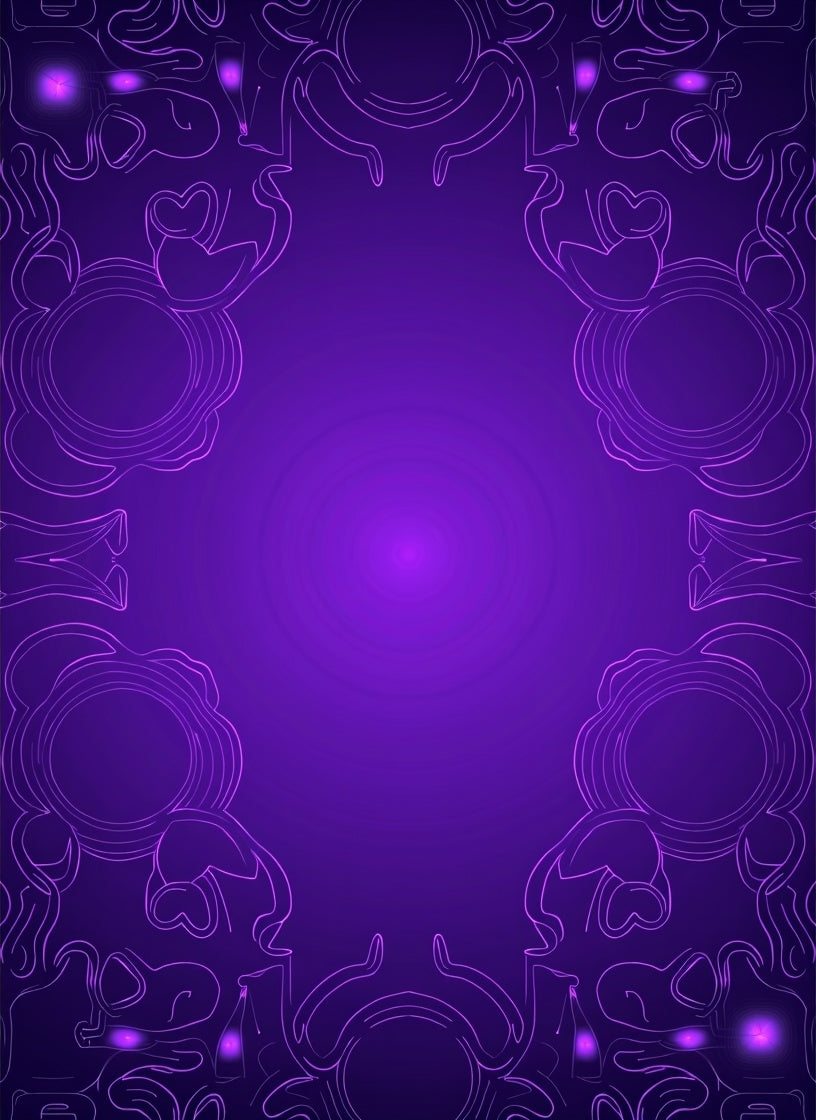 Elegant Purple Paisley Mandala Design Rug