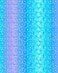 Iridescent Hexagonal Pattern Rug