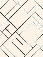 Geometric Lines Abstract Pattern Rug
