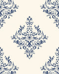 Ornate Floral Damask Design Rug