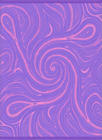 Purple Pink Swirl Pattern Rug