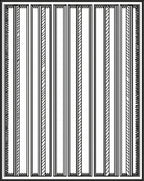Minimalist Striped Geometric Pattern Rug