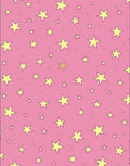 Pink Stars Pattern Design Rug