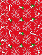 Whimsical Holiday Pattern Design Rug