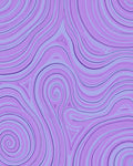 Purple Swirl Abstract Art Rug