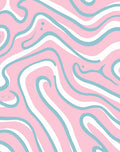 Retro Swirl Pattern Rug
