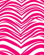 Bold Pink Zebra Stripes Rug