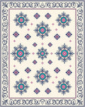Vintage Floral Medallion Pattern Rug