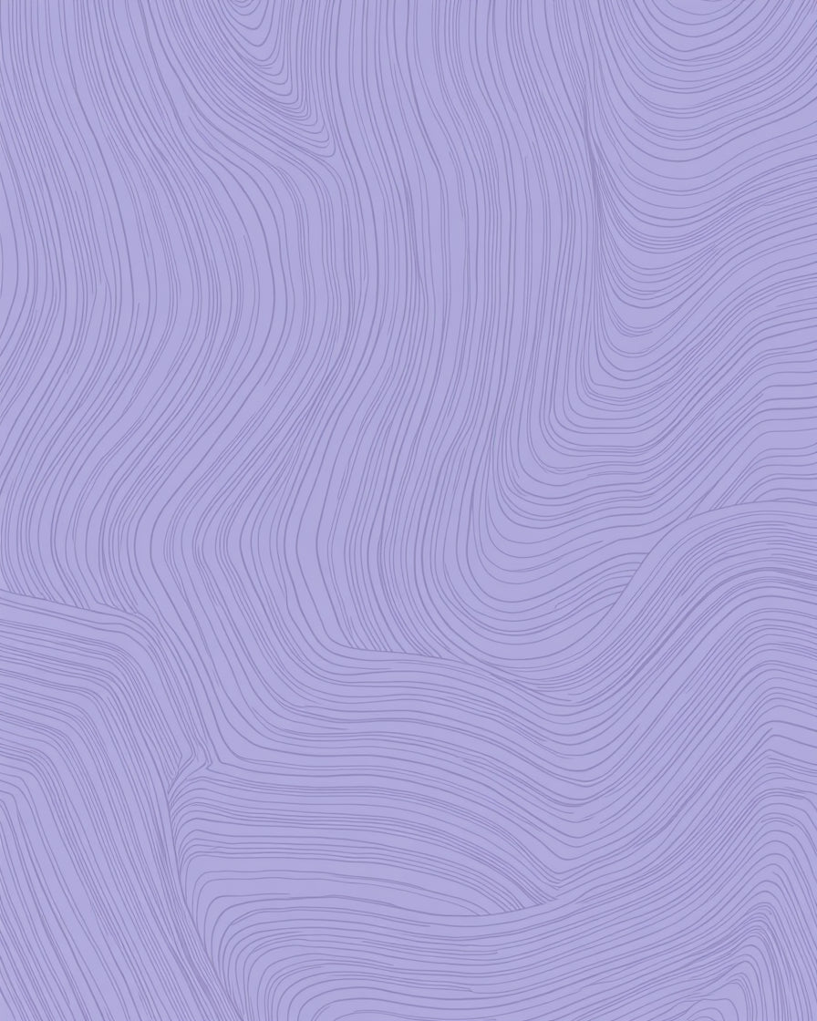 Pastel Wavy Line Art Design Rug