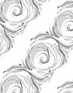 Abstract Swirls Pattern Design Rug