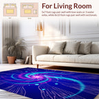 Radiant Swirl Outline Design Rug