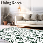 Forest Tree Abstract Pattern Rug