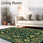 Classic Ornate Floral Pattern Rug