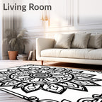 Ornate Mandala Patterned Rug