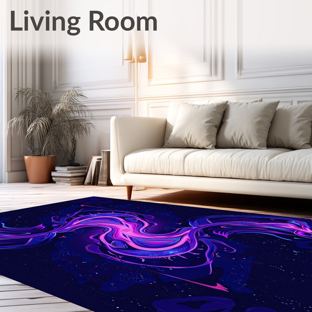 Nebula Flow Cosmic Swirl Rug