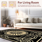 Radial Medallion With Ornate Border Rug