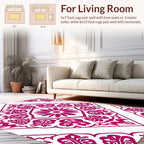 Floral Medallion Pattern Rug