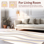 Soft Wavy Lines Pattern Rug