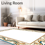 Art Nouveau Swirls And Curves Rug