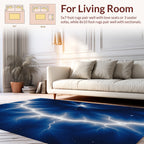 Cosmic Bolt And Stars Pattern Rug