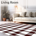 Classic Plaid Pattern Rug