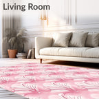 Art Deco Inspired Floral Pattern Rug