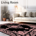Ornate Floral Vintage Pattern Rug