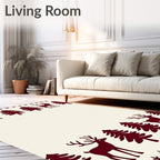 Winter Forest Scandinavian Nordic Rug