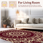 Detailed Mandala Patterned Rug