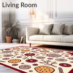 Whimsical Sun and Star Pattern Rug