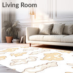 Gentle Cloud Pattern With Subtle Hue Rug
