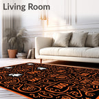 Spooky Ghost Boo Pattern Rug