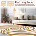 Swirling Swirl Pattern Rug