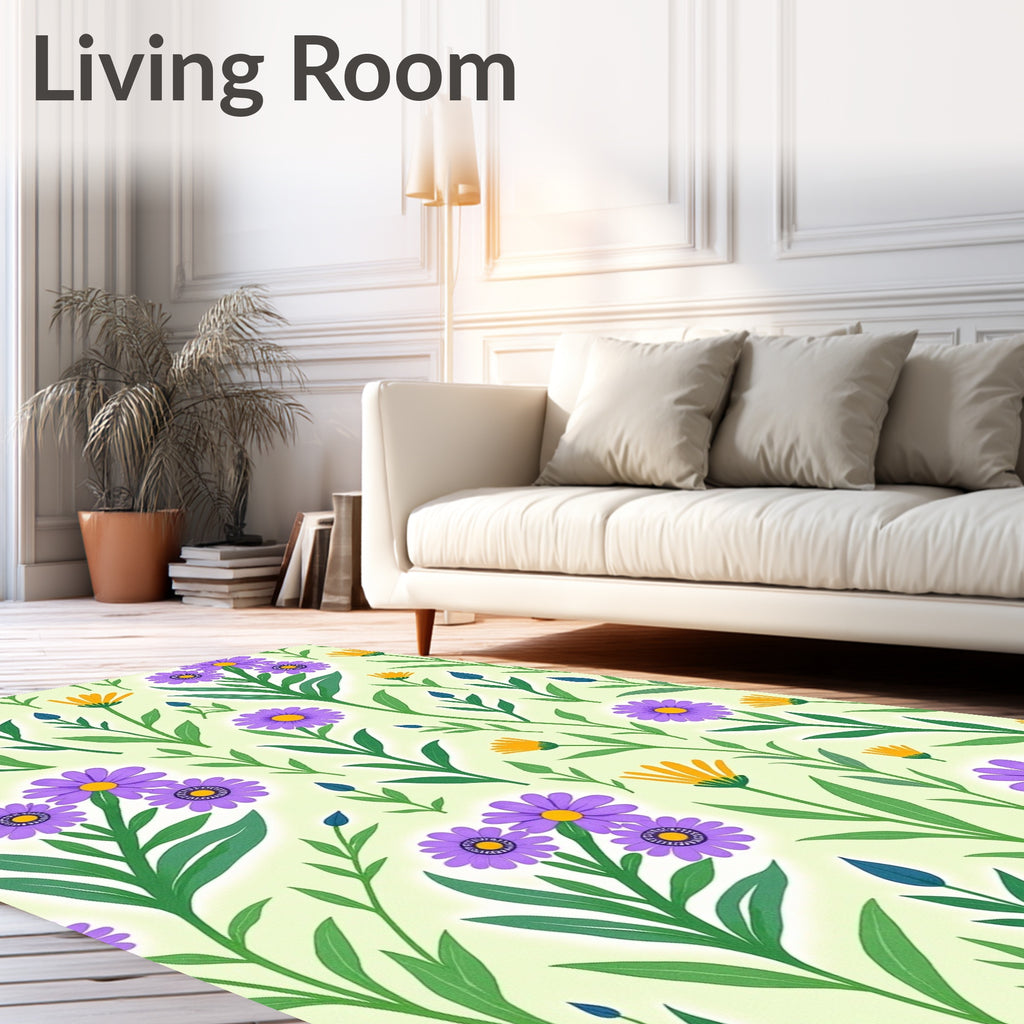 Floral Garden Pattern Rug