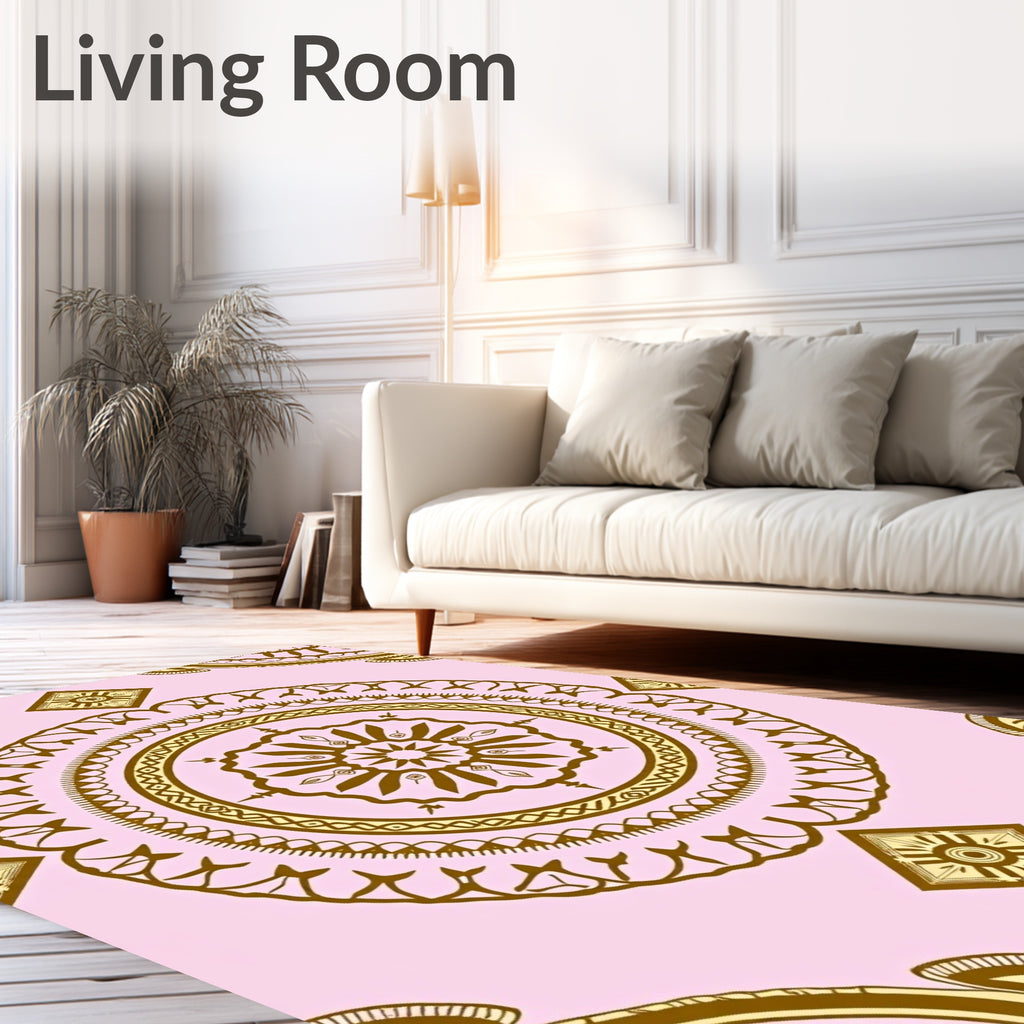 Elaborate Mandala Pattern Rug