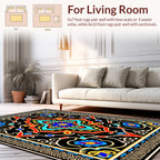 Rich Floral Intricate Medallion Design Rug