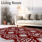 Classic Floral Medallion Pattern Rug