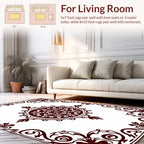 Ornate Floral Mandala Patterned Rug