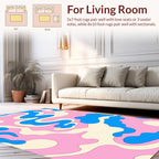 Pastel Swirls Pattern Rug