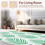 Green Leaf Pattern Delight Rug