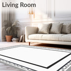 Monochromatic Geometric Border Rug