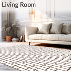 Minimalist Brick Pattern Rug